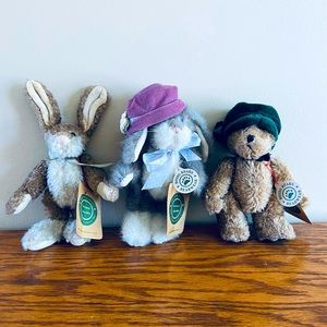 3 Boyds Bears Investment Collectables- NWT